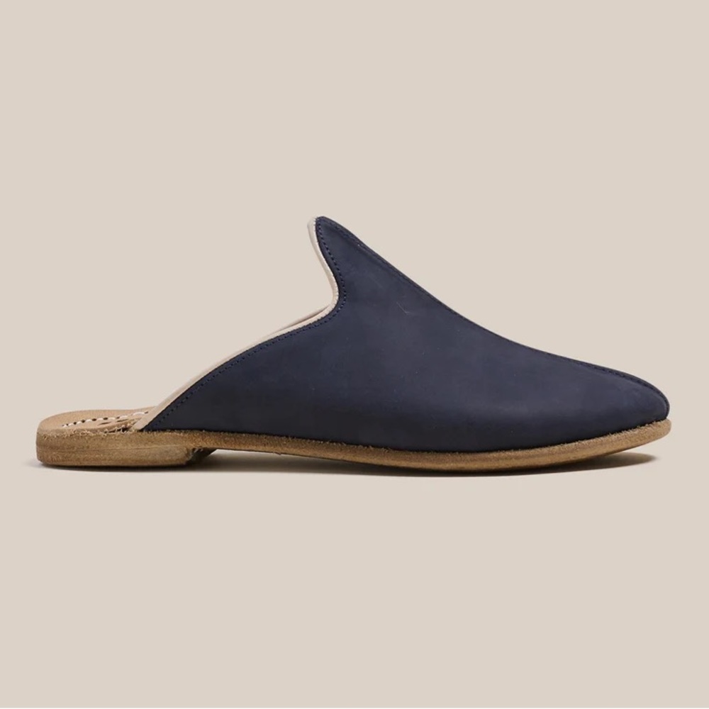 Sabah Baleen Blue Baba Leather Shoe Women’s 41 (8.5-9), Never been worn